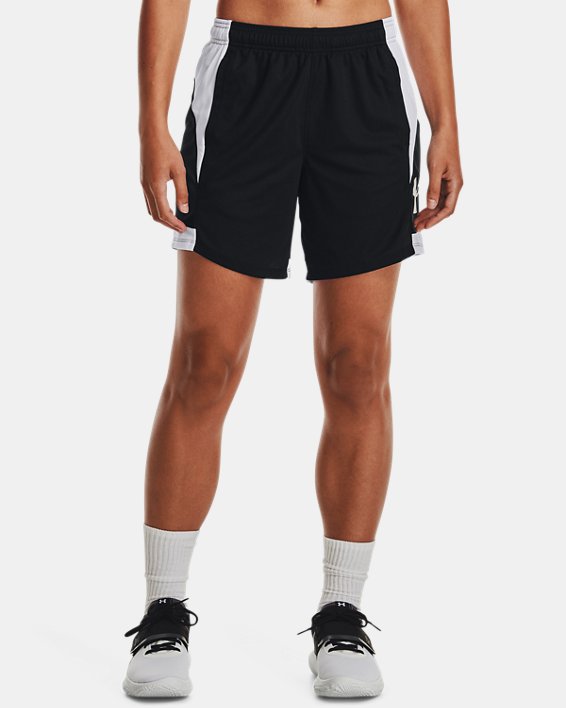 Women's UA Baseline Shorts, Black, pdpMainDesktop image number 0